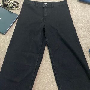 baggy black jeans